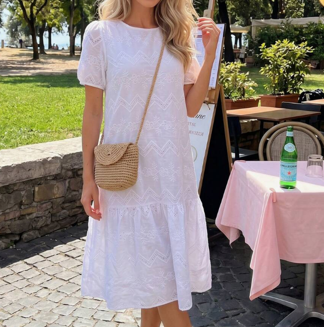 2026 Summer Loose Design Sense Short Sleeve Fashionable Dress For Women